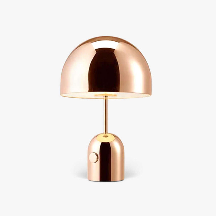 Modern Acrylic & Metal Bell Table Lamp