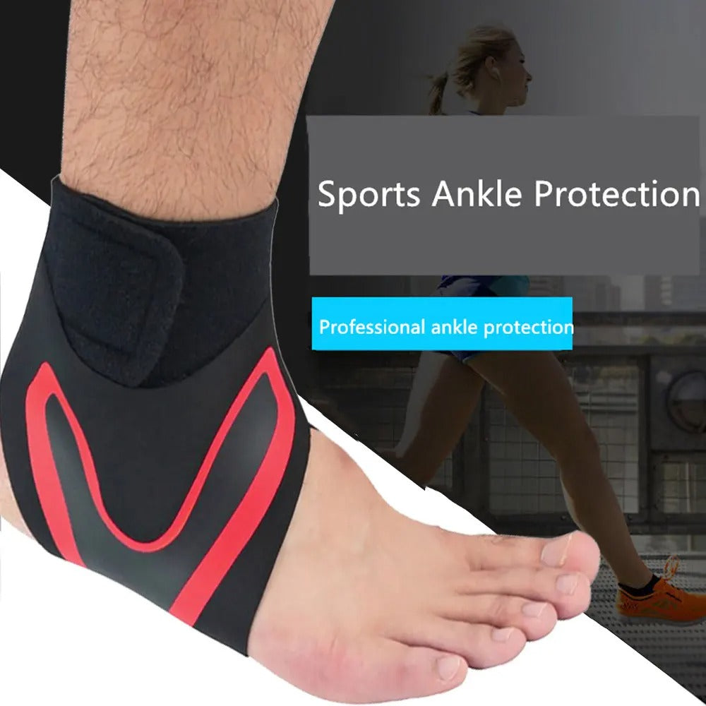Elastic Ankle Support with Adjustable Strap – Unisex Fit