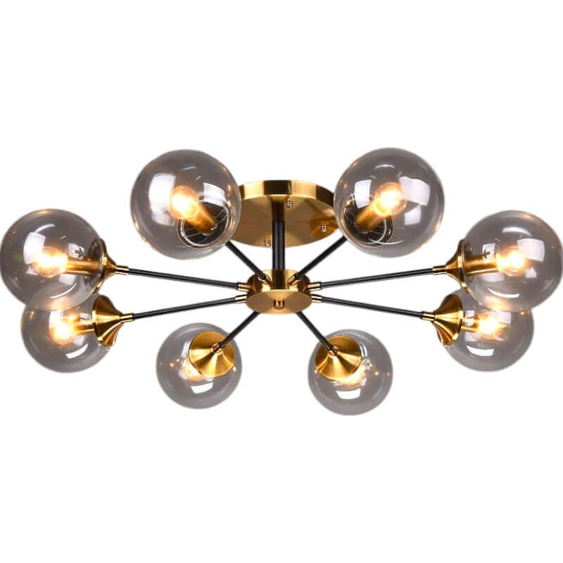 Modern Copper LED Chandelier