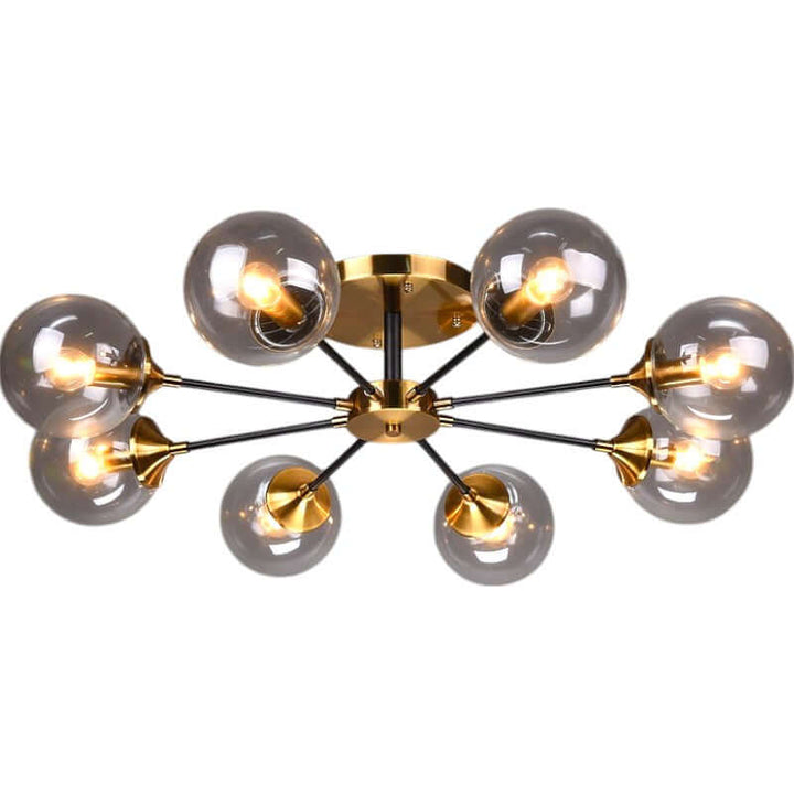 Modern Copper LED Chandelier