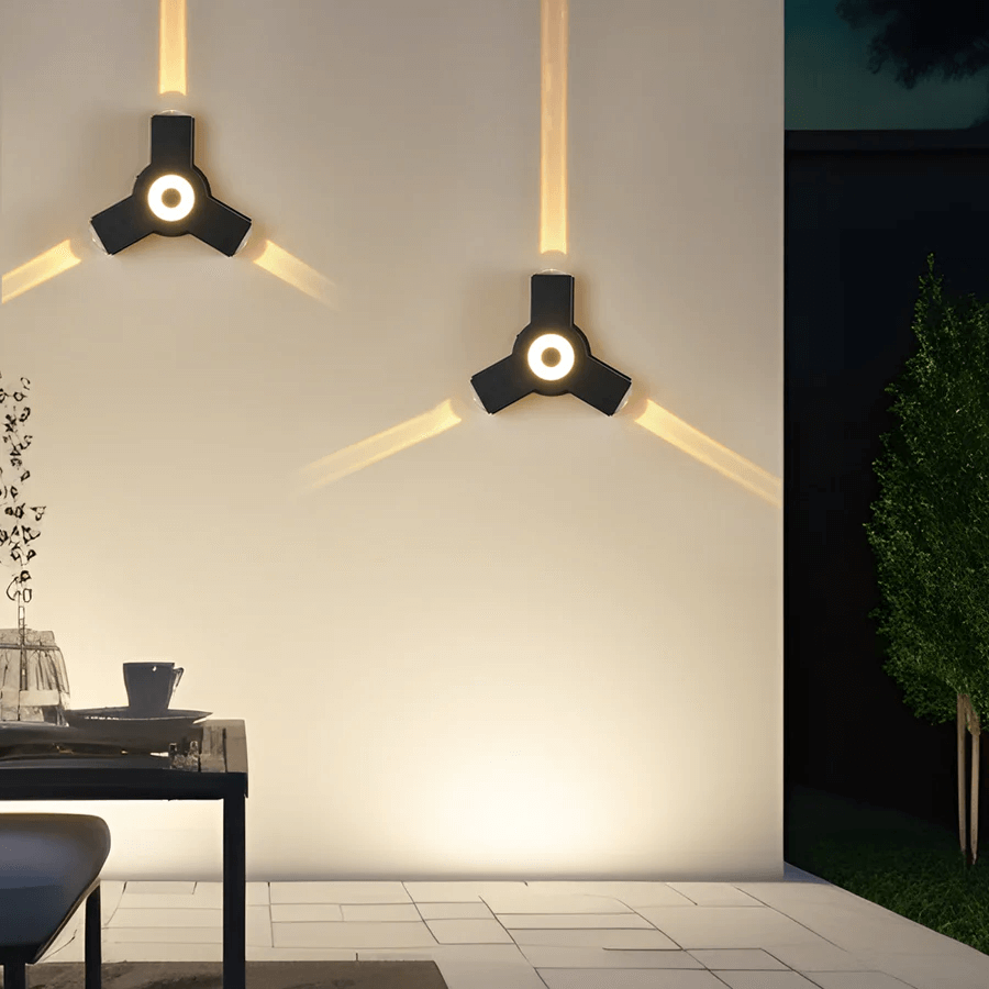 Modern Outdoor LED Wall Sconce - IP65 Waterproof