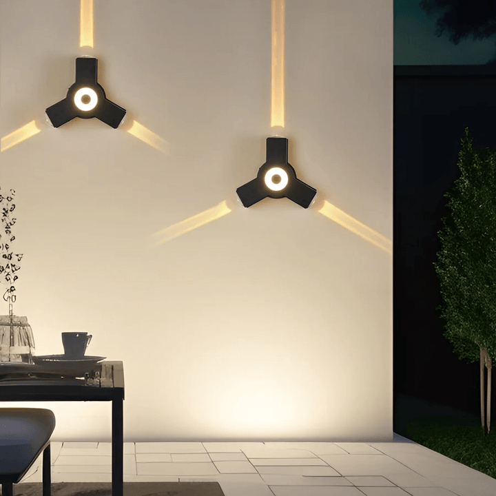 Modern Outdoor LED Wall Sconce - IP65 Waterproof