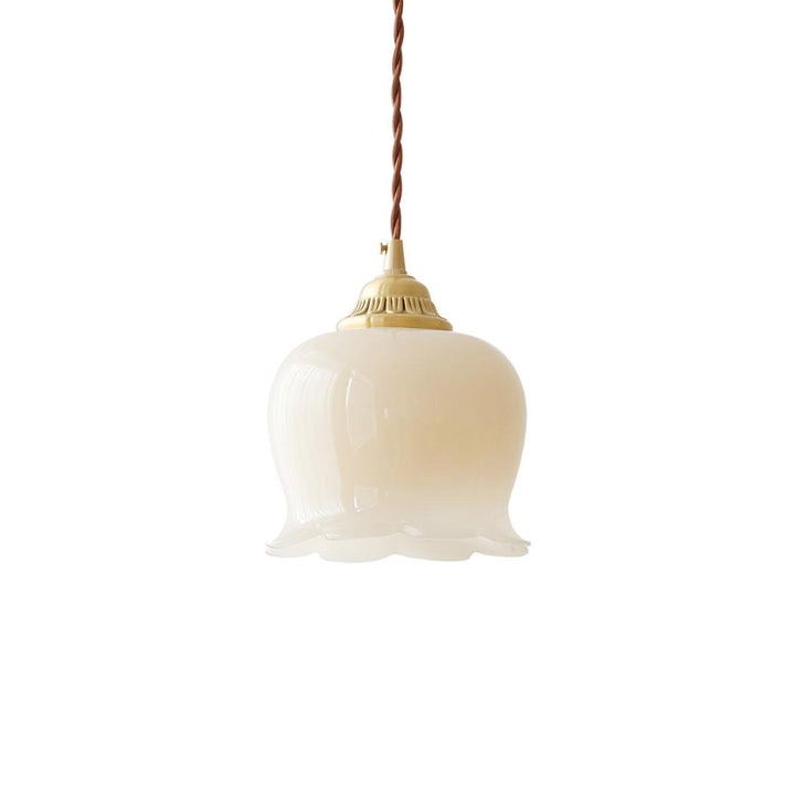 Floral Pendant Lamp, Elegant Hanging Ceiling Light Fixture
