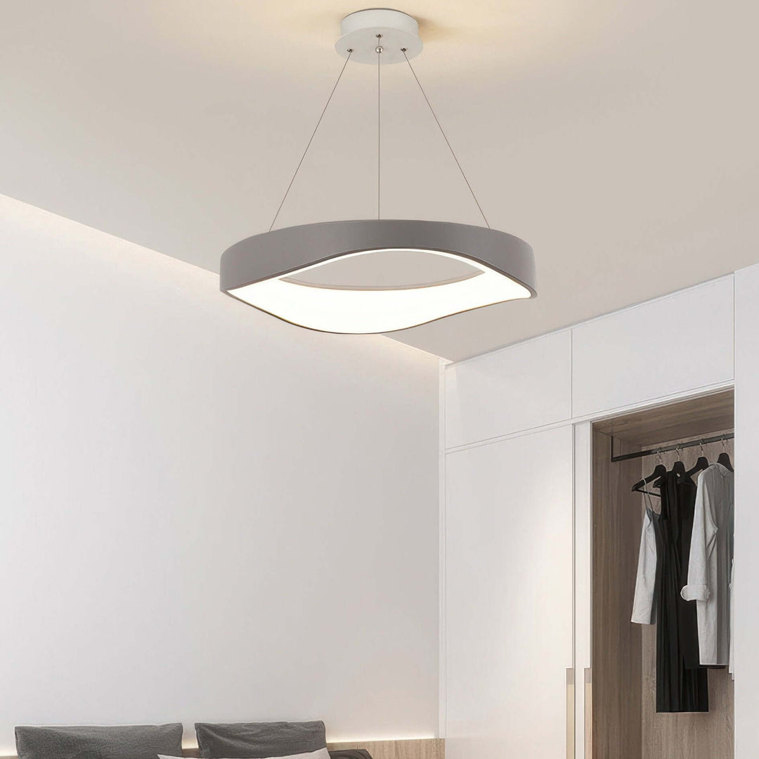 Round LED Pendant Light, Modern Ceiling Lamp, Dimmable