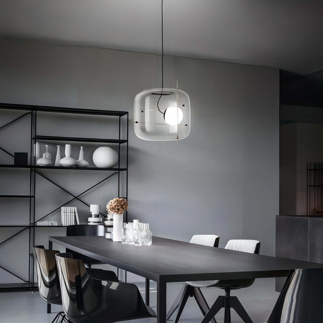 Modern Glass Pendant Light 30cm
