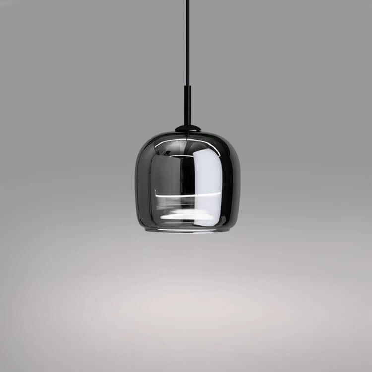 Modern Black Glass Pendant Light