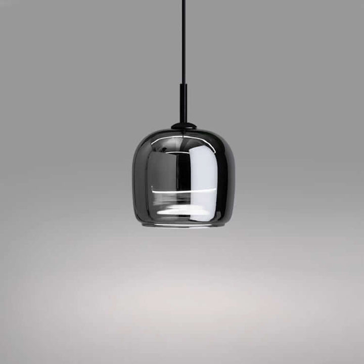 Modern Black Glass Pendant Light