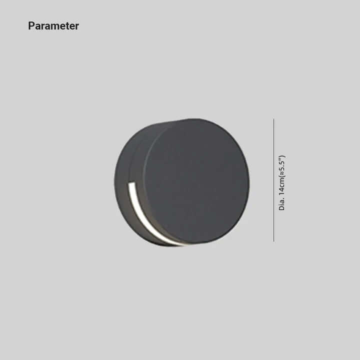 Round IP65 Waterproof Outdoor Wall Light