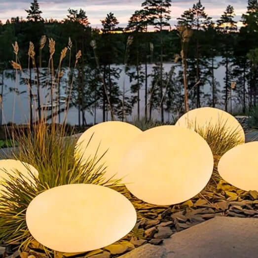LED Cobblestone Garden Light - Outdoor & Indoor Lamp