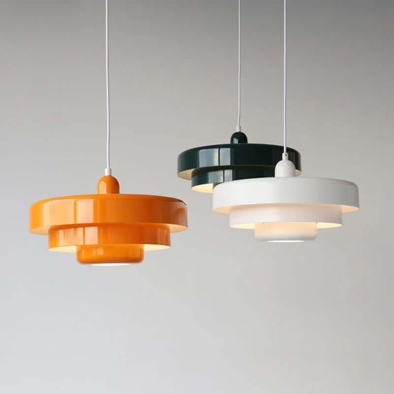Iron Pendant Light 35cm Industrial Hanging Lamp