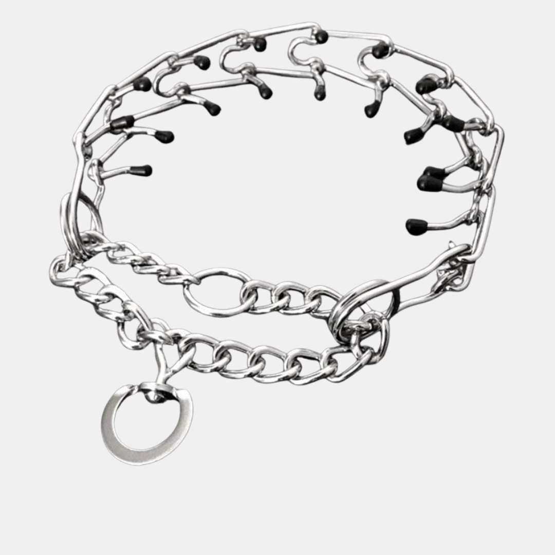 High-quality pet supplies: Adjustable pinch collar for effective dog training & gentle correction.