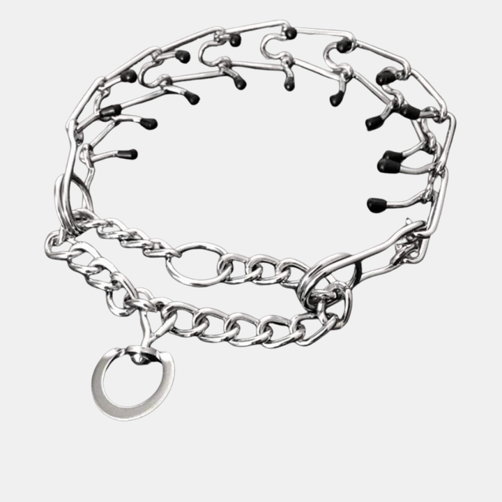 High-quality pet supplies: Adjustable pinch collar for effective dog training & gentle correction.