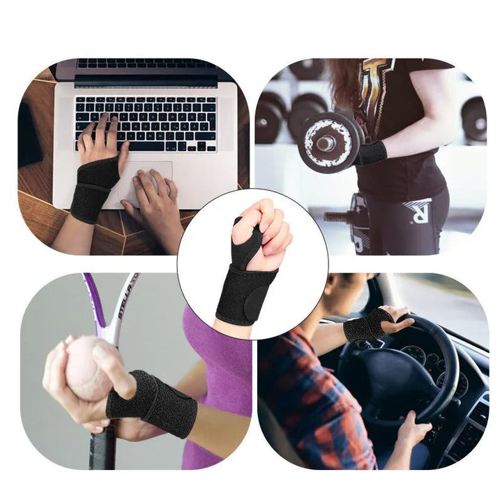 Unisex orthopedic wrist support. Ideal for carpal tunnel, arthritis pain relief, injury recovery. Adjustable & breathable.