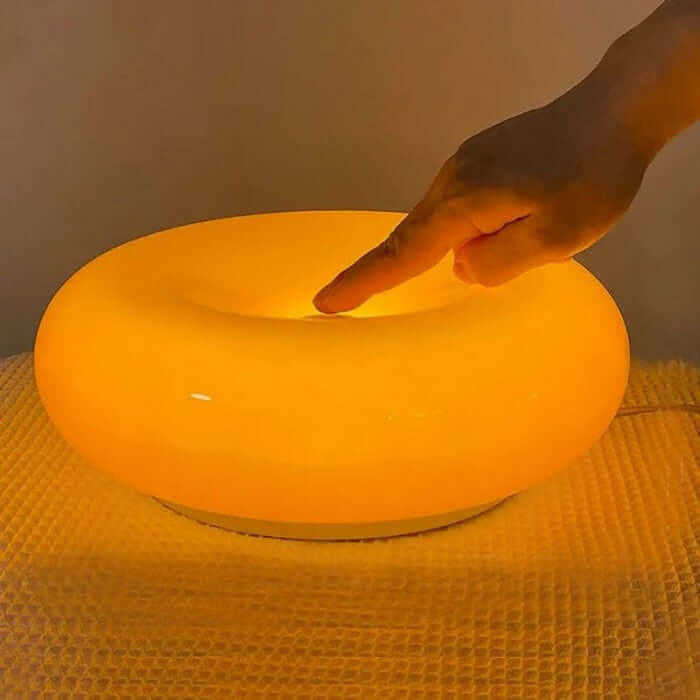 Modern Donut LED Wall & Table Lamp, 30cm