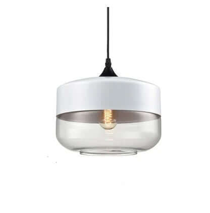 Elegant Glass Pendant Light with Adjustable Cable