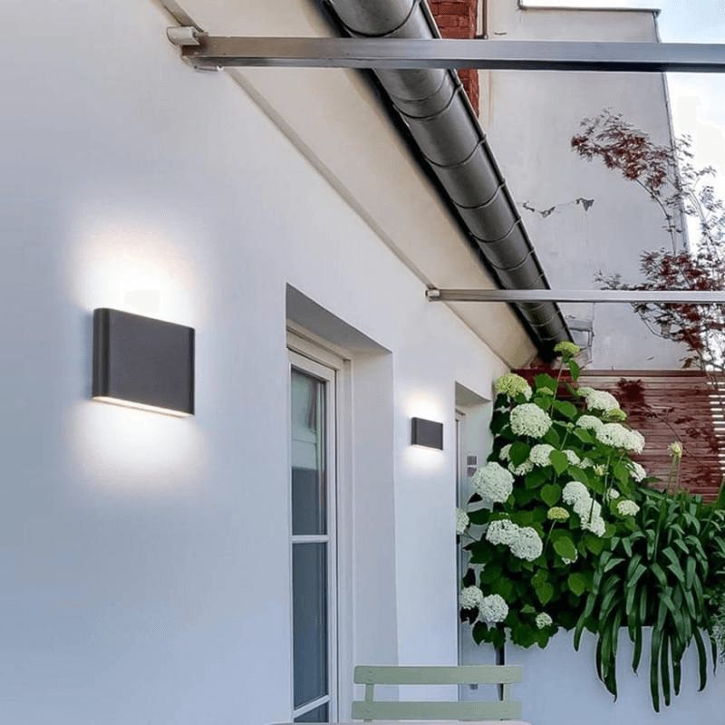 Modern LED Outdoor Wall Sconce Up Down Light Fixture