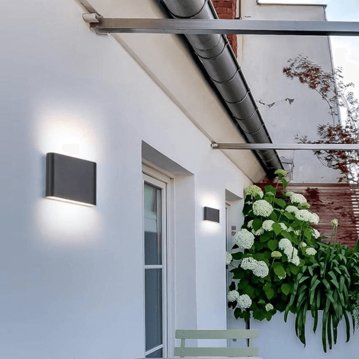 Modern LED Outdoor Wall Sconce Up Down Light Fixture