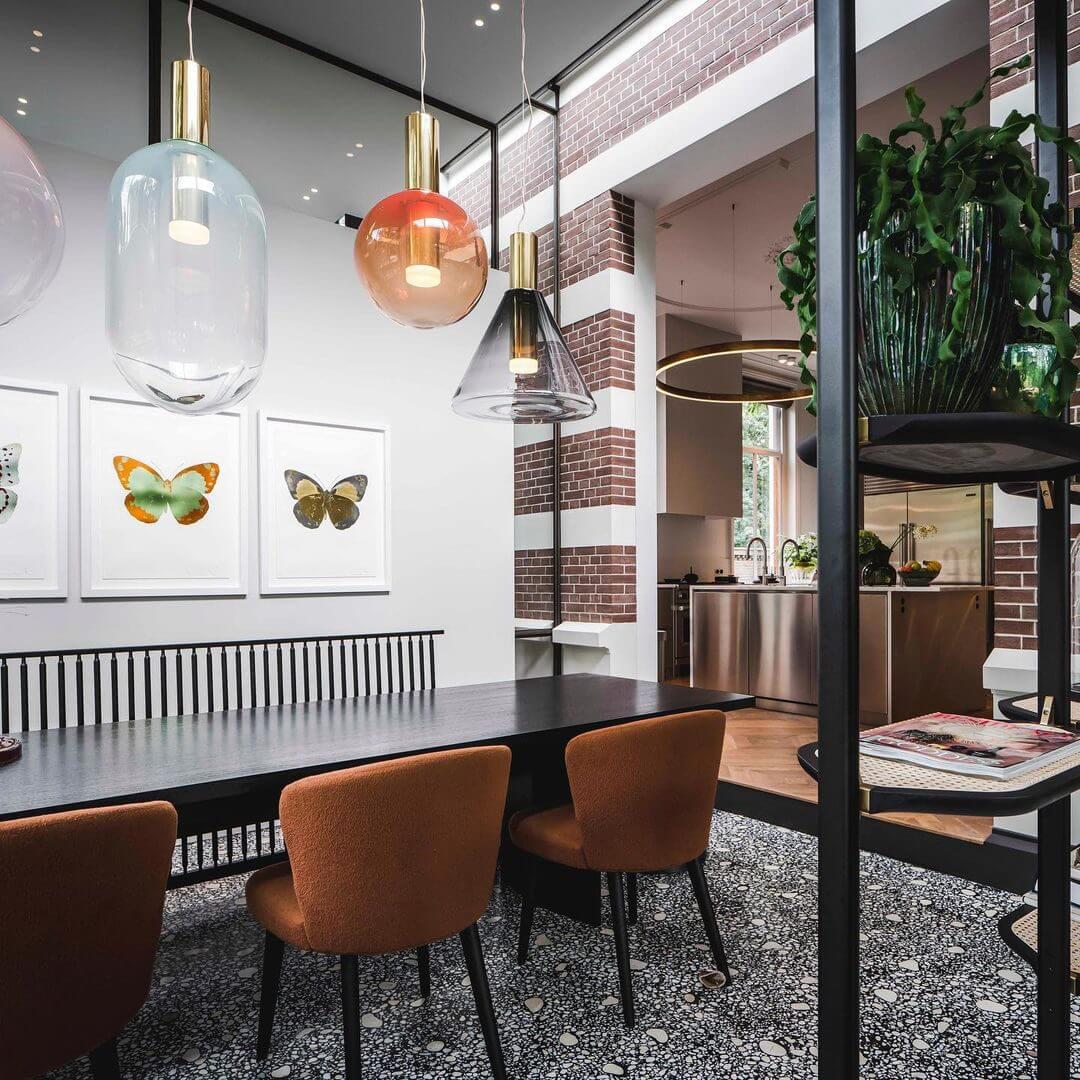 Modern Glass Pendant Lamp for Ambient Lighting
