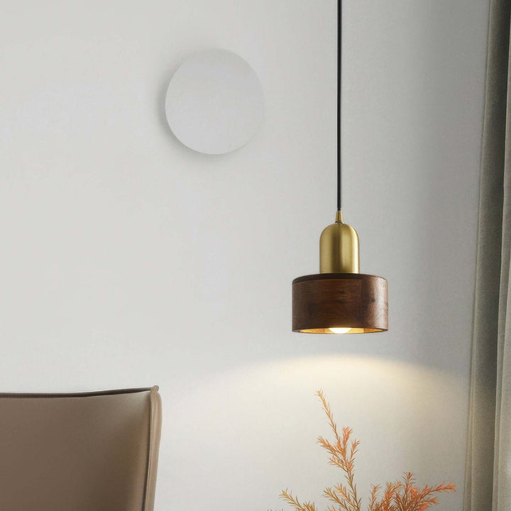 Cylinder Pendant Light - Japanese Style Hanging Lamp