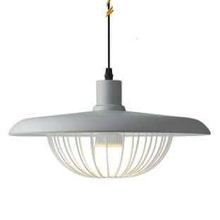 Rustic Wood-Look Pendant Light Fixture