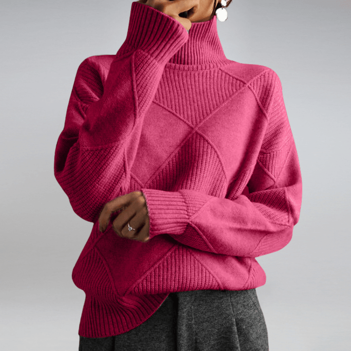 Women's Turtleneck Relaxed Fit Sweater