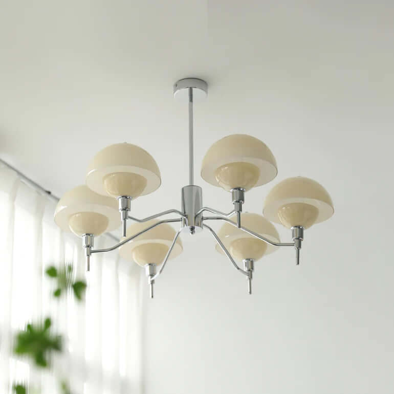Elegant Cream Bubble Chandelier