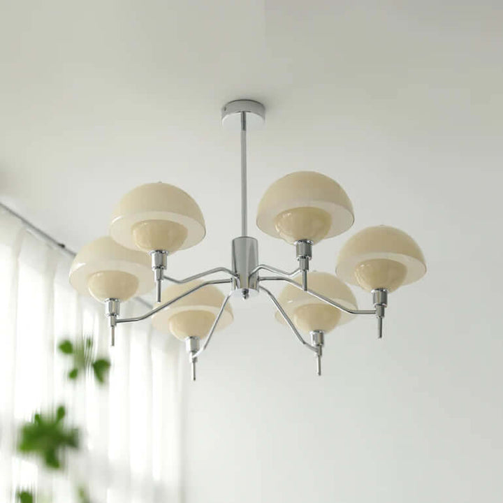 Elegant Cream Bubble Chandelier