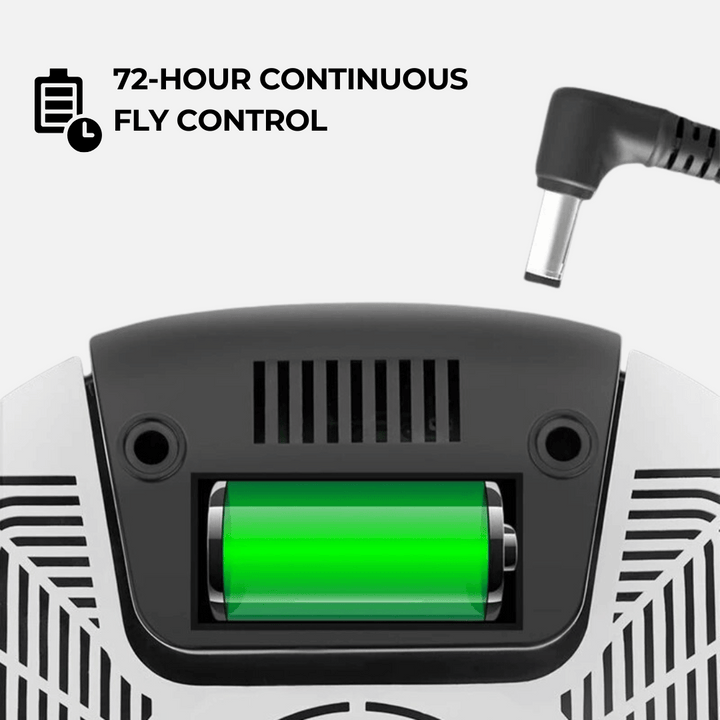 Innovative automatic electric fly trap uses bait & rotation for effective insect catching. Home & outdoor pest control.