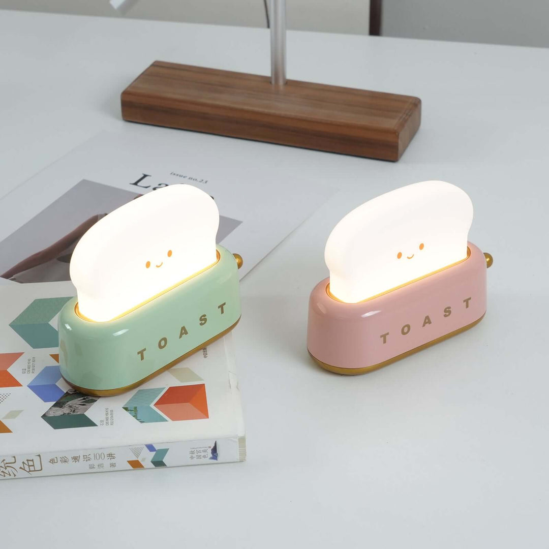 Rechargeable Toaster Lamp, Battery Desk Light