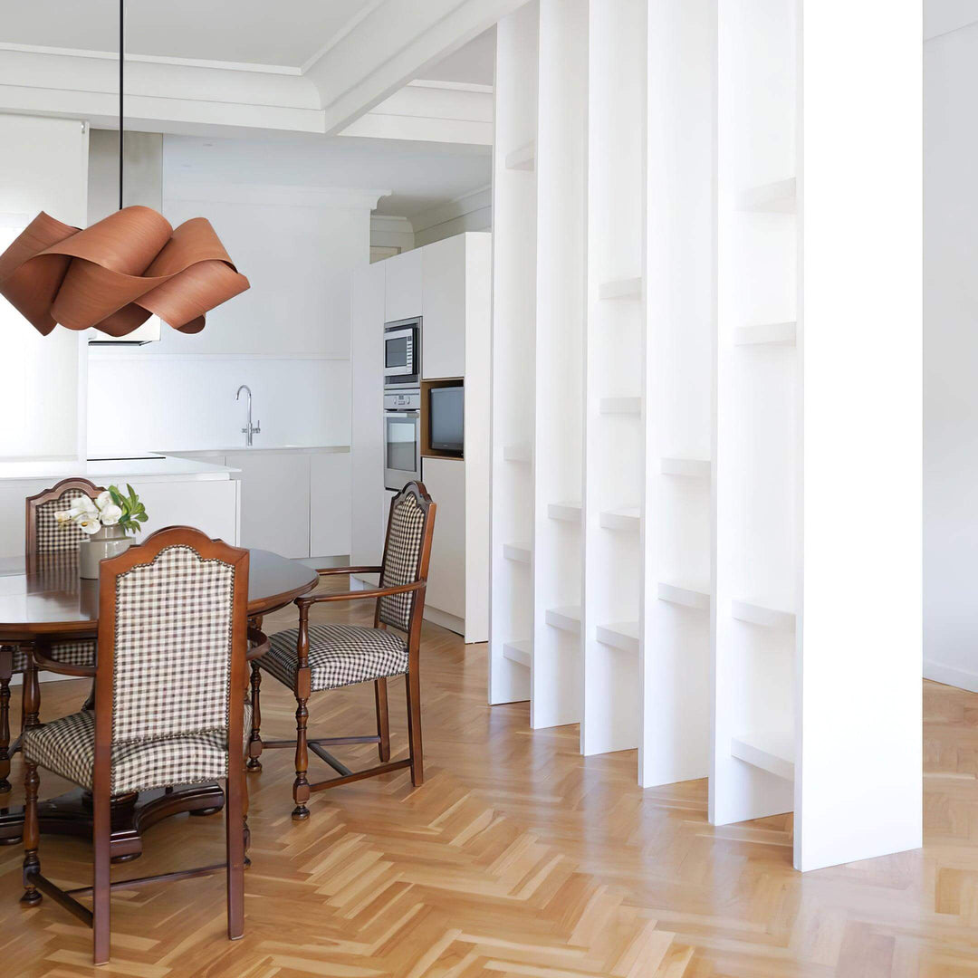 Handcrafted Wood Pendant Light