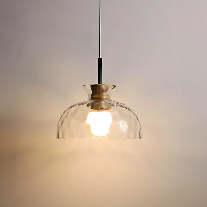 Modern Glass Chandelier for Dining Room, Entryway or Kitchen Lighting