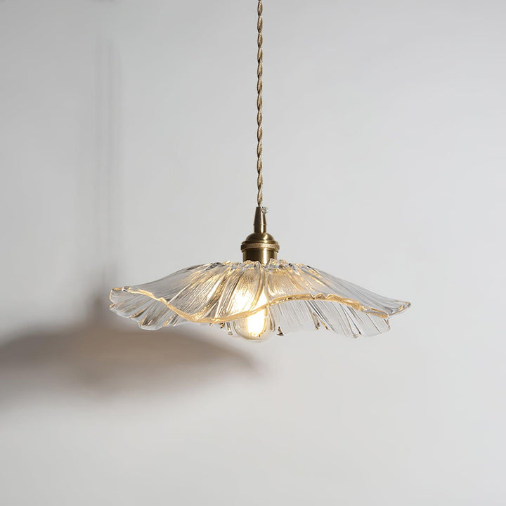 Elegant Flower Glass Pendant Light