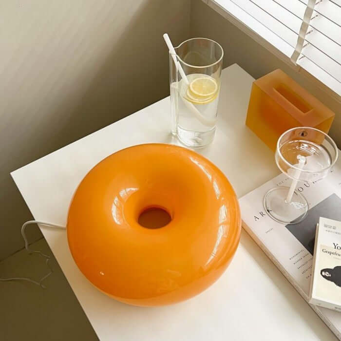 Modern Donut LED Wall & Table Lamp, 30cm