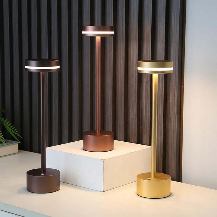 Portable LED Table Lamp with Rechargeable Battery