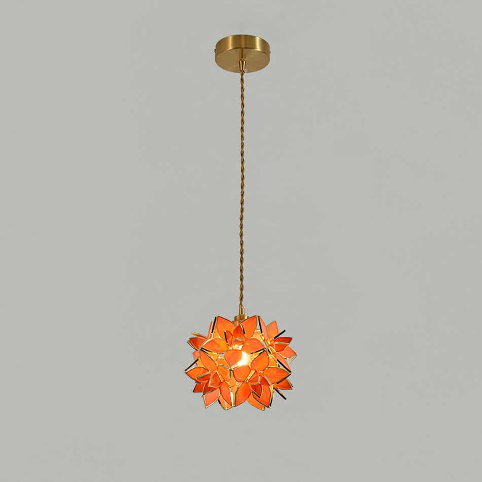 Capiz Shell Pendant Light, 20cm, Elegant Hanging Lamp