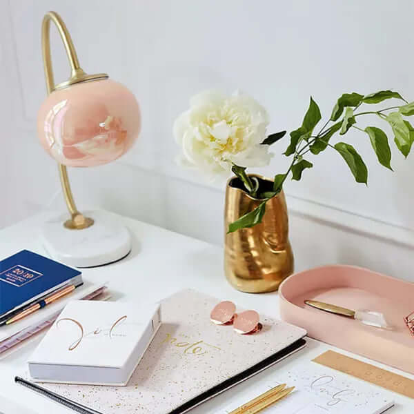 Modern Glass Globe Table Lamp