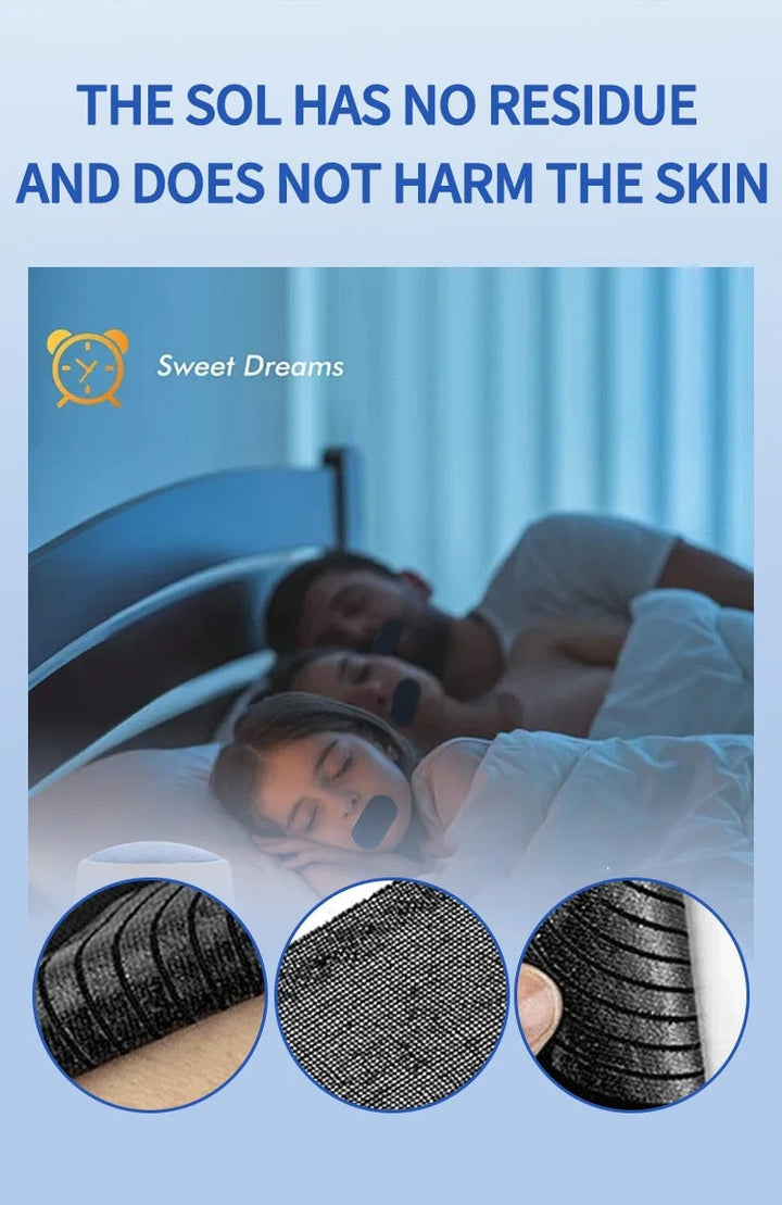 BreatheEase Adhesive Mouth Tape Strips