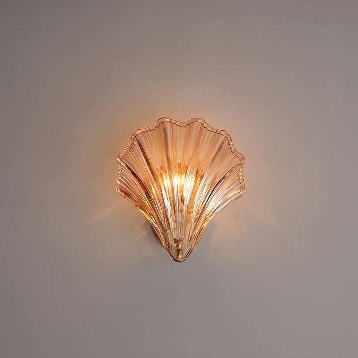 Seashell Wall Light Fixture, Nautical Decor, 20cm