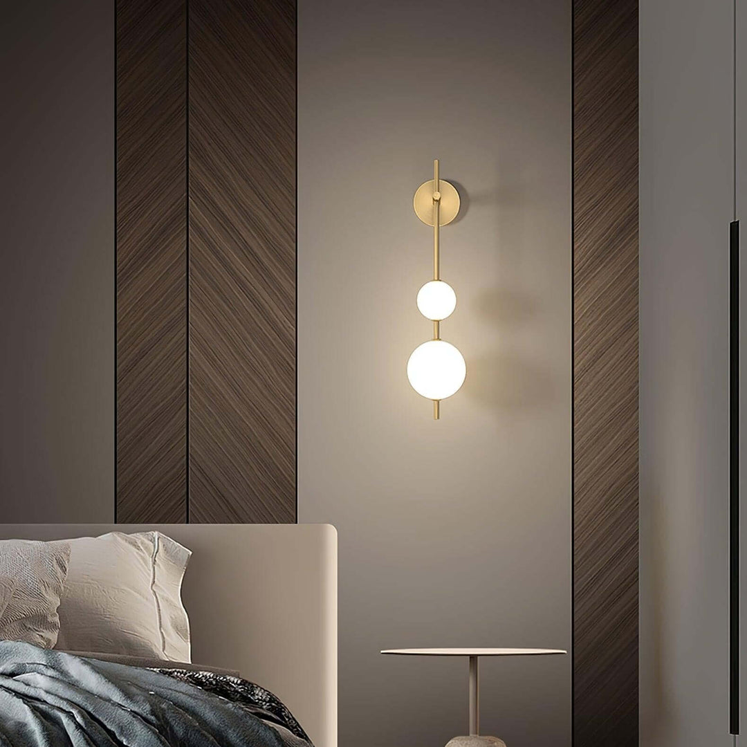 Modern Glass Globe Wall Lamp