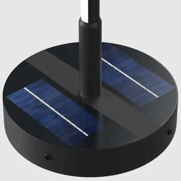 Solar Outdoor Floor Lamp, Modern Design with LED Light
