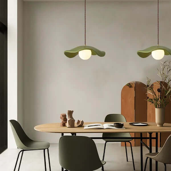 Wabi Sabi Lotus Leaf Pendant Light