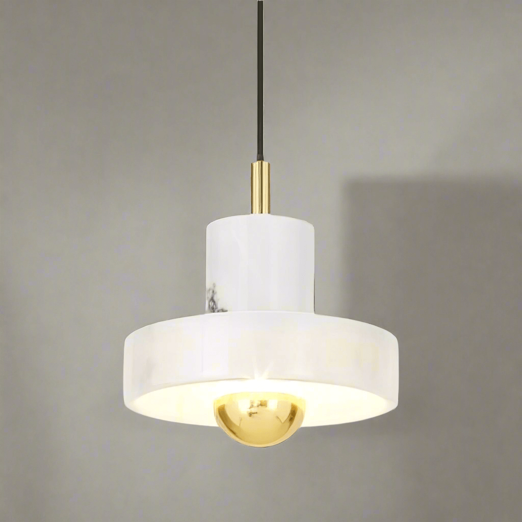 Marble Pendant Lamp with Integrated LED
