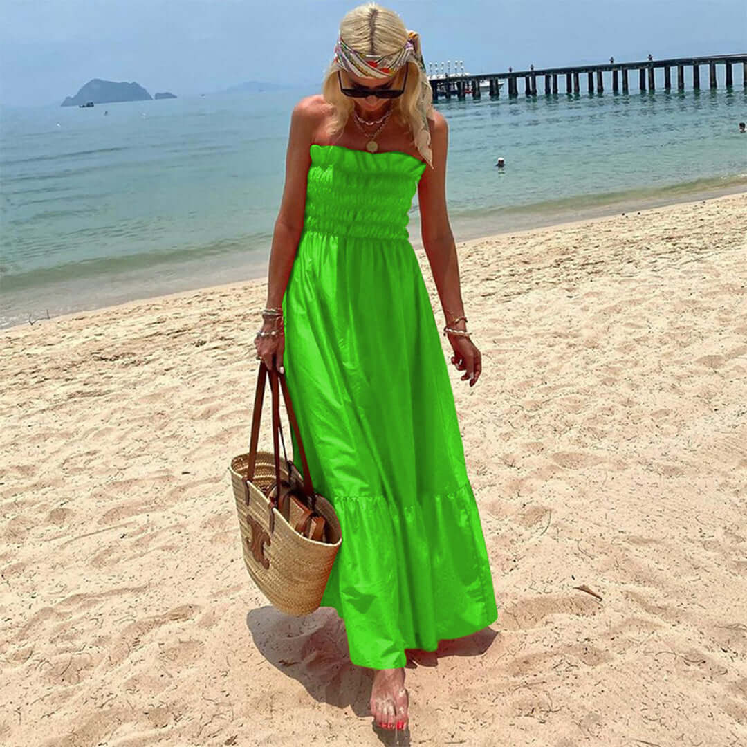 Summer Maxi Dress - Casual Tube Style