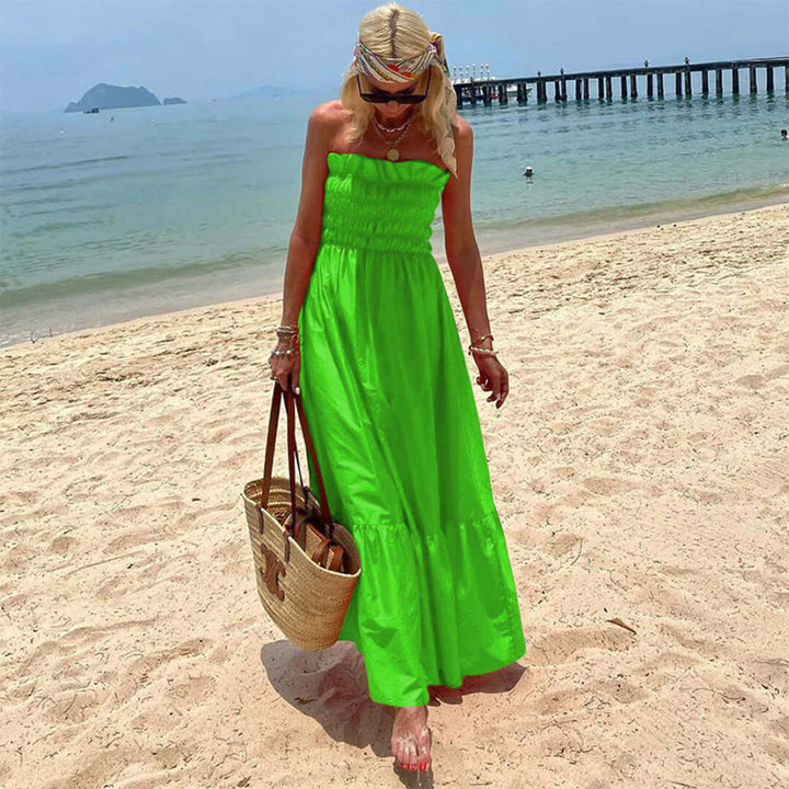 Summer Maxi Dress - Casual Tube Style