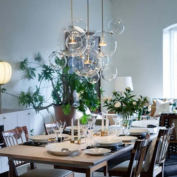 Modern Glass Sphere Pendant Light