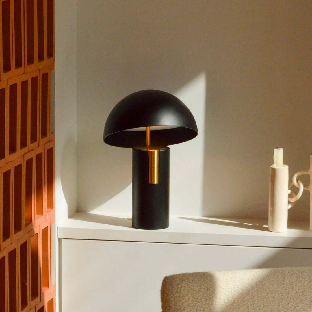 Modern Rotating Cylinder Table Lamp with LED