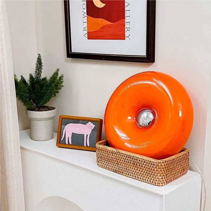 Modern Donut LED Wall & Table Lamp, 30cm