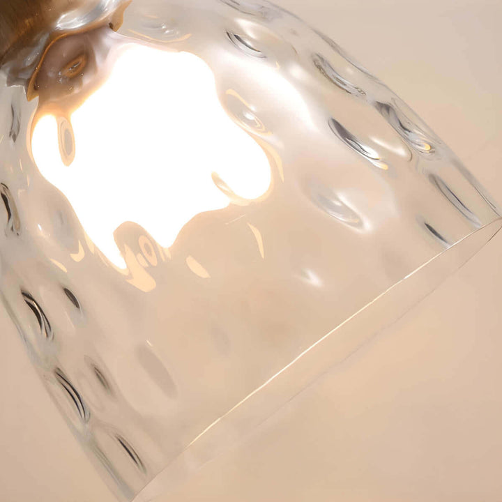 Modern Glass Chandelier for Dining Room, Entryway or Kitchen Lighting