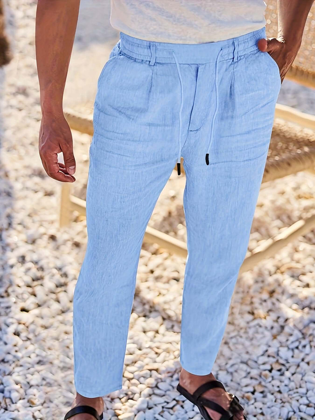 Men's Relaxed Fit Drawstring Pants