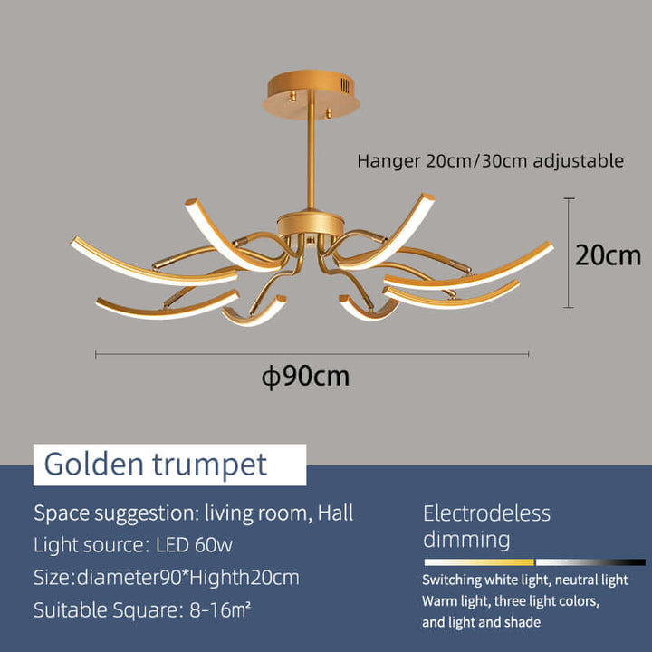 Modern LED Ceiling Light Fixture for Home Lighting